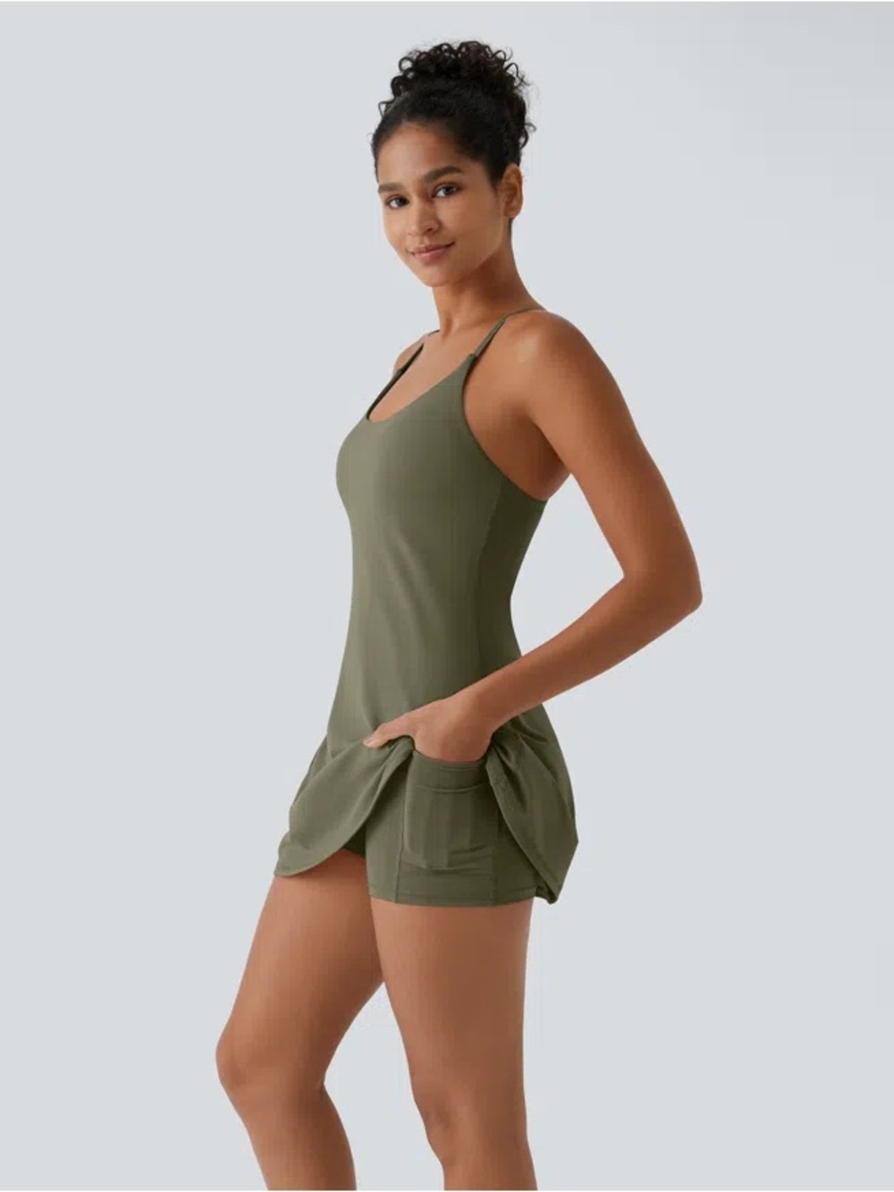 Halara Active Dress with Built-In Shorts